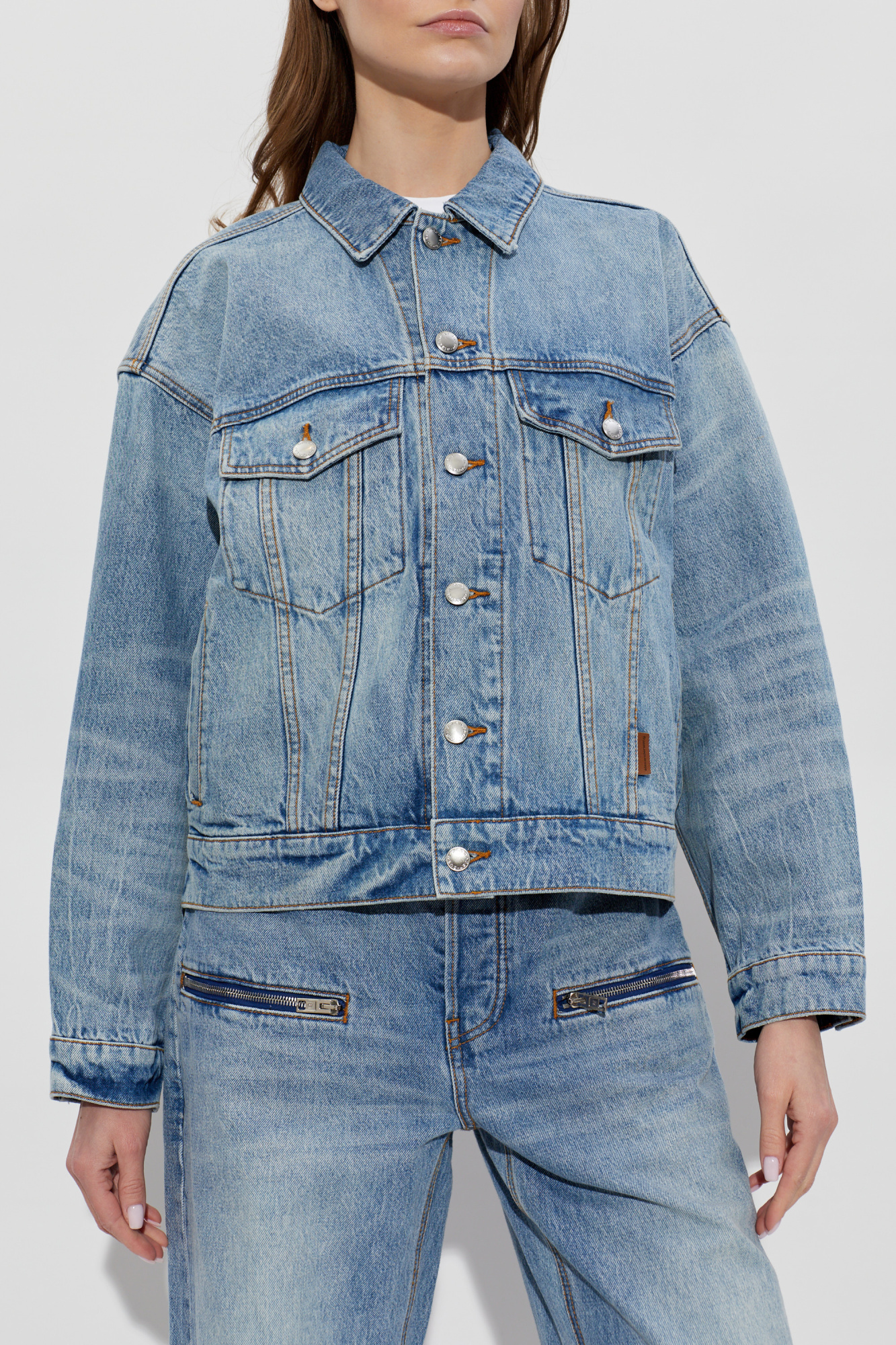 Alexander Wang Denim jacket with 'Vintage' motif | Women's | Vitkac